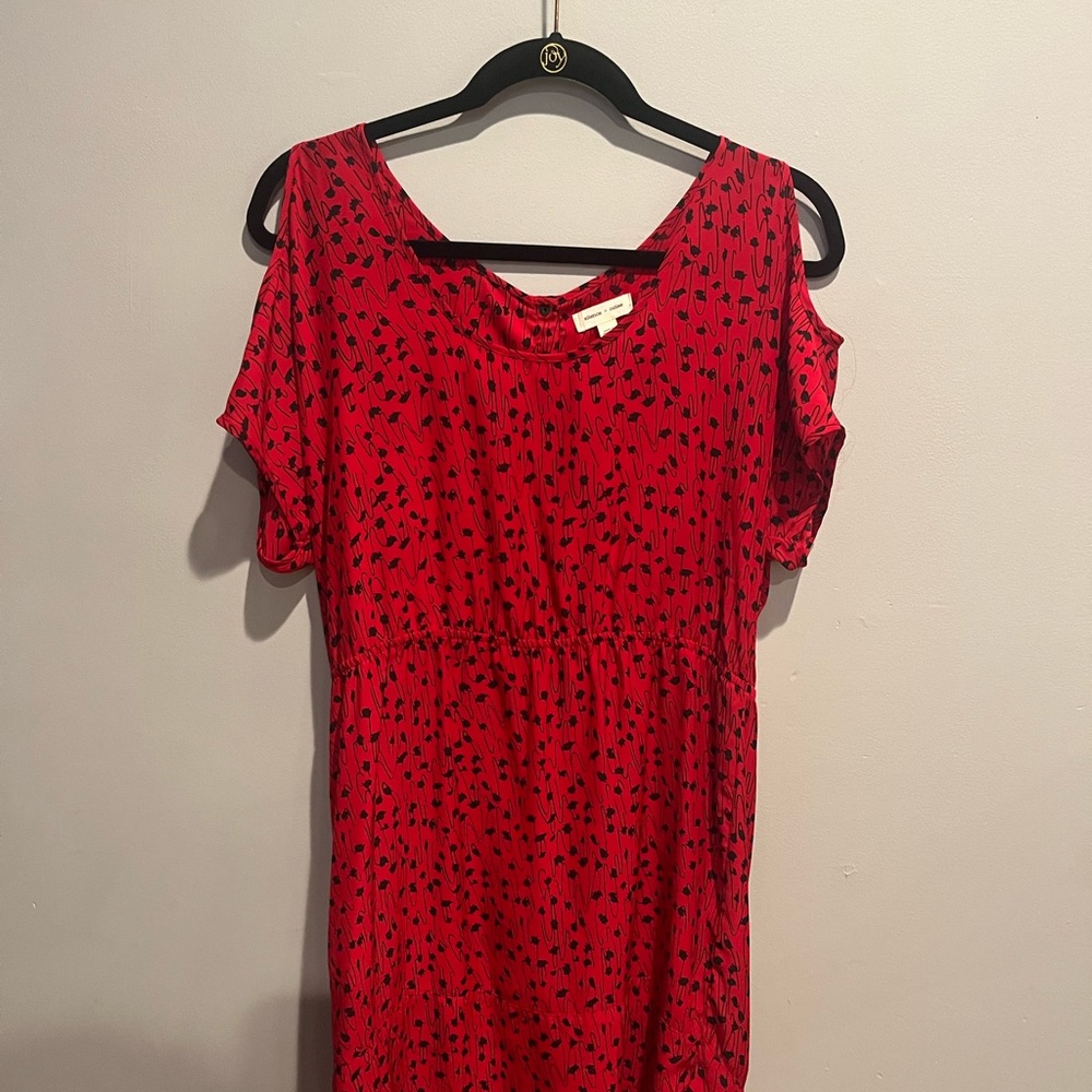 Silence + Noise red dress.